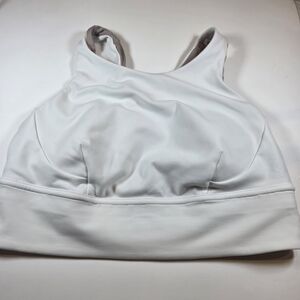Lululemon Athletica Wunder Train White Sports Bra Size 10